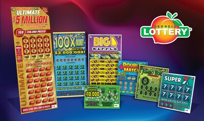 MORE GREAT GEORGIA LOTTERY SCRATCHERS COMING TO PLAYERS FROM GEORGIA-BASED SCIENTIFIC GAMES