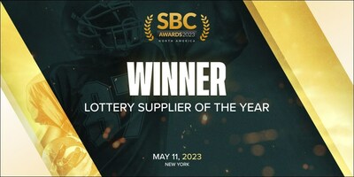 SCIENTIFIC GAMES RECOGNIZED FOR DIGITAL LEADERSHIP WITH 2023 SBC NORTH AMERICA LOTTERY SUPPLIER OF THE YEAR AWARD