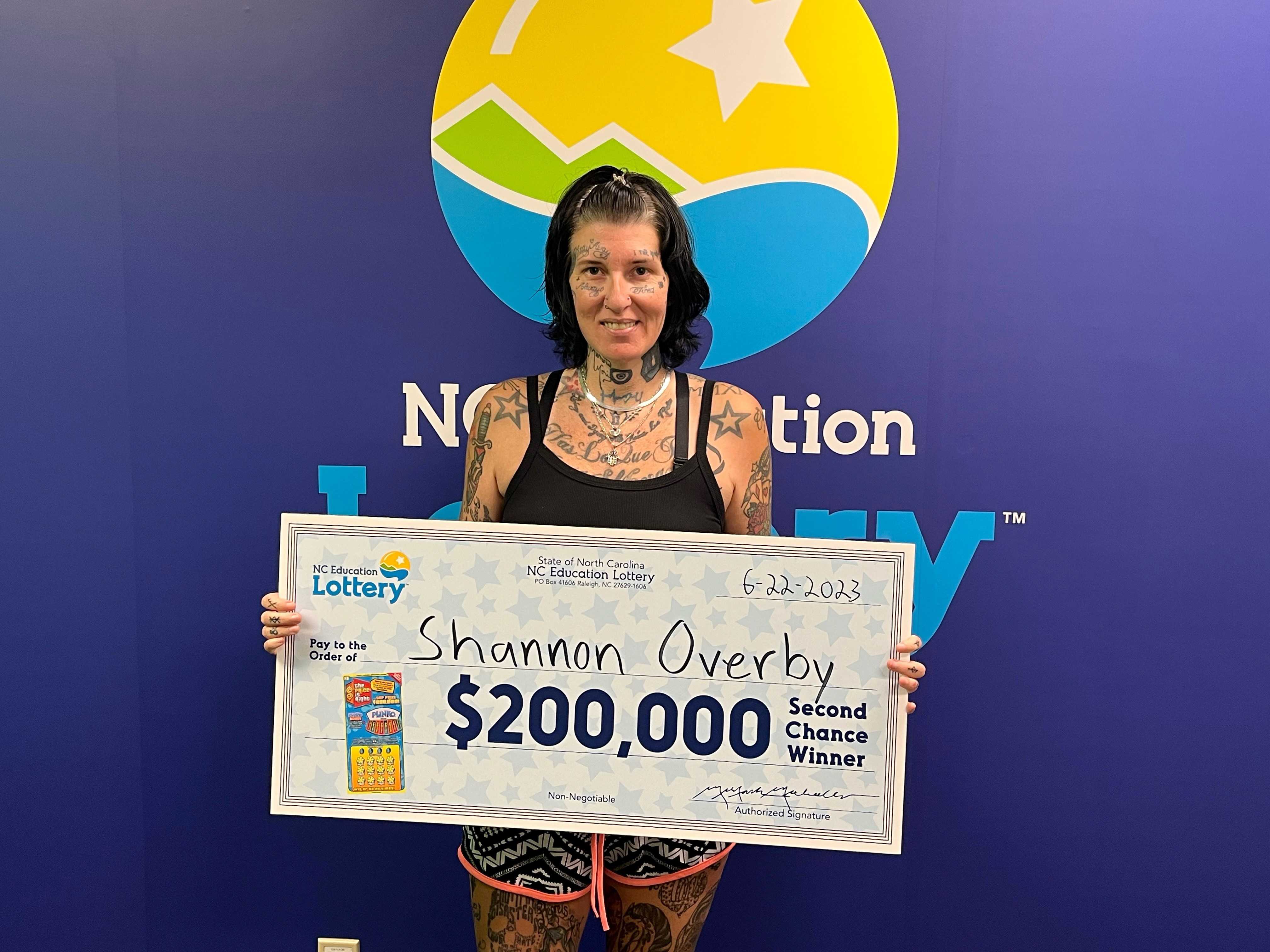 Madison woman wins $200,000 from North Carolina Education Lottery