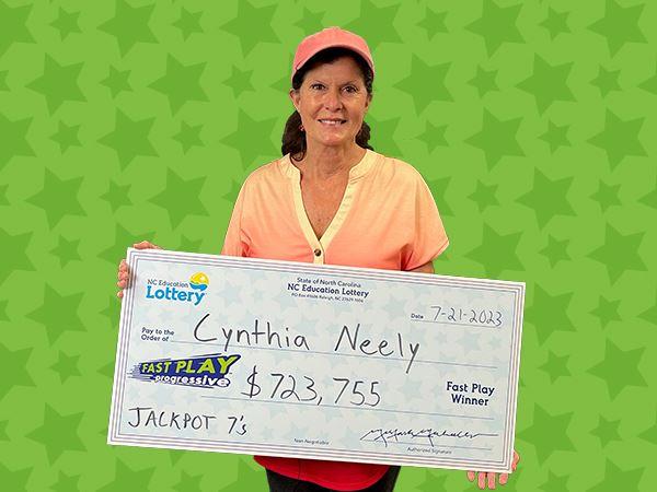 North Carolina woman wins $723,755 lottery jackpot, plans to retire her husband